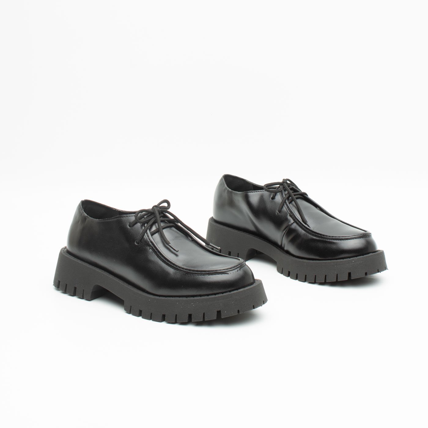 靴 MAGLIANO 24aw SCREWED RIZZOLI 69-NERO 41 Oxford Geórgia Napa Preto