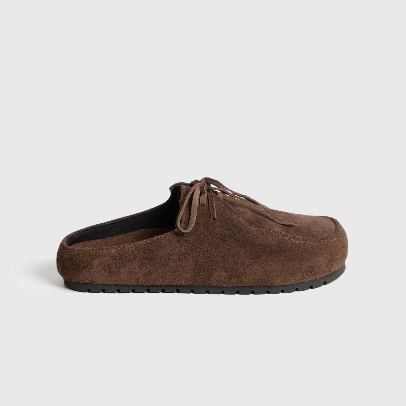 Clog Tábata Camurça Marrom