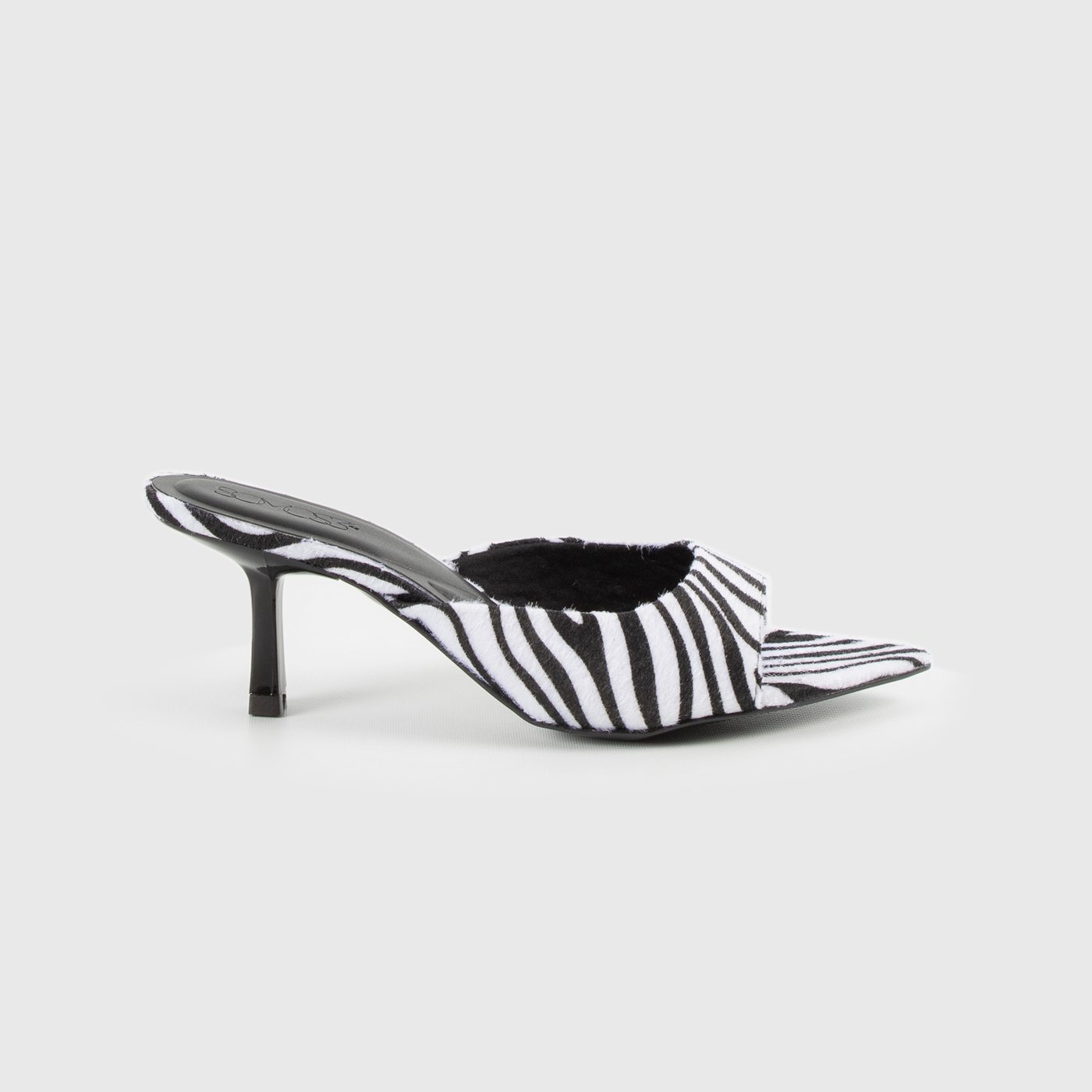 Tamanco Evelin Napa Animal Print Zebra